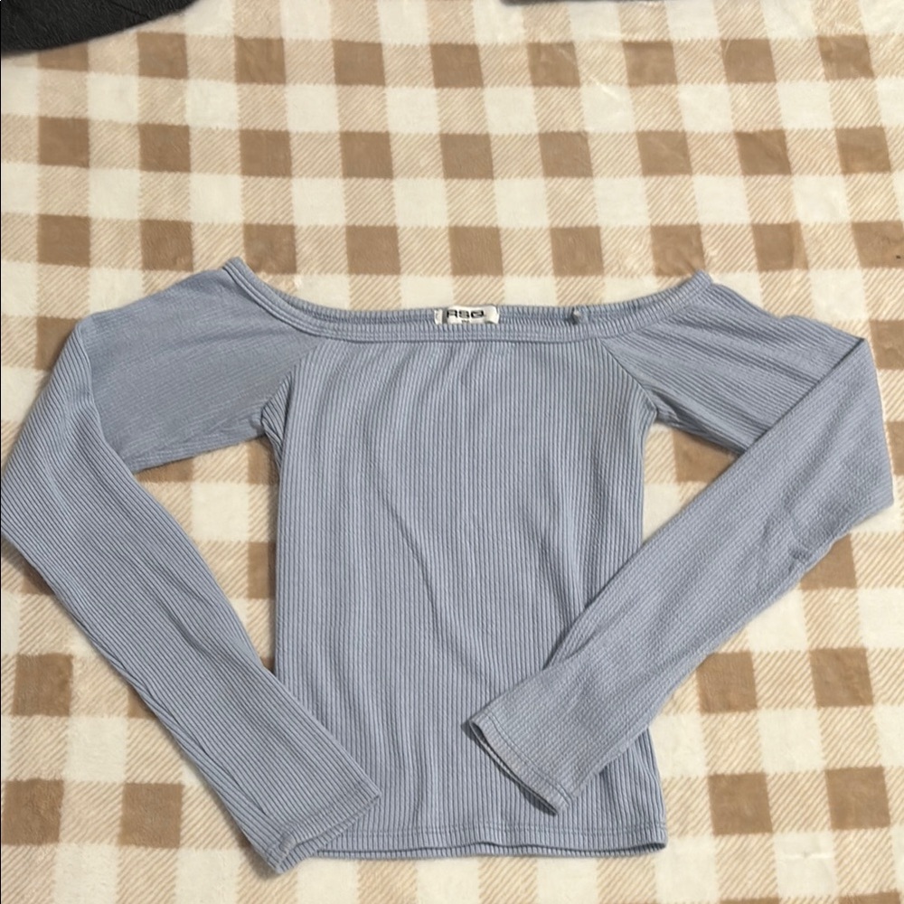 Blue RSQ Off-Shoulder Top